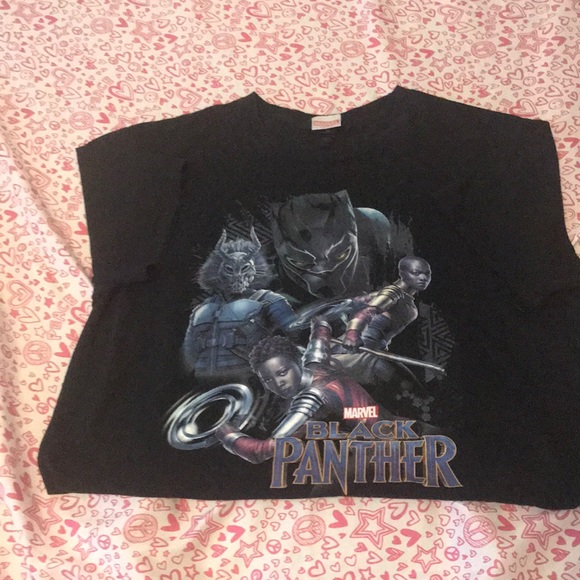 Other - Marvel Short Sleeve Tee Shirt Black Panther Large